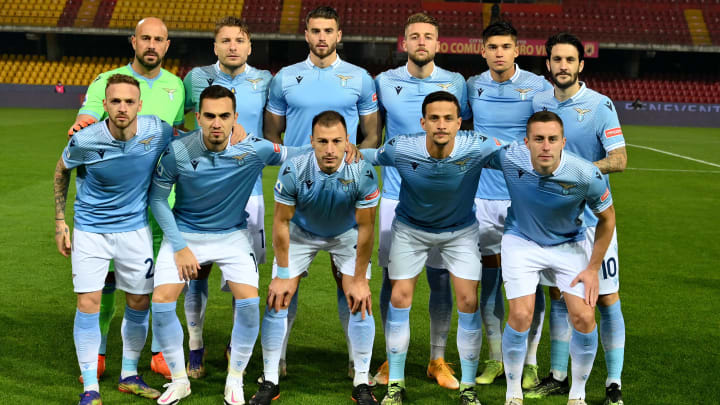 La formazione della Lazio a Benevento La formazione della Lazio a Benevento