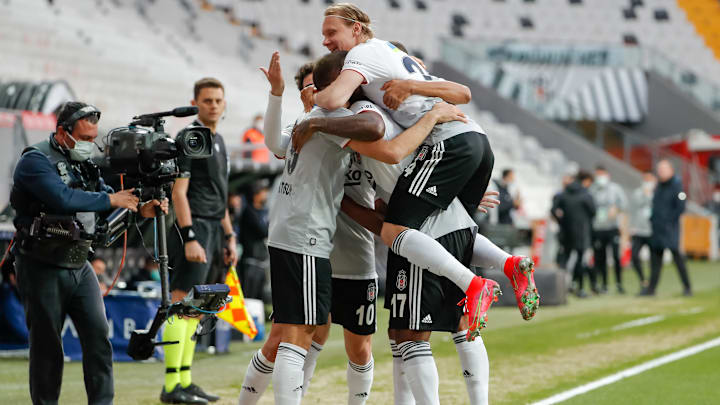 Beşiktaş'ın gol sevinci Beşiktaş'ın gol sevinci