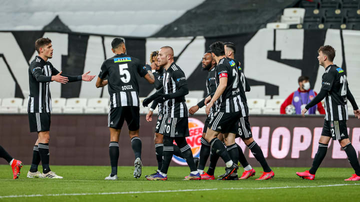 Beşiktaş'ın gol sevinci Beşiktaş'ın gol sevinci