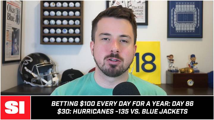 Betting $100 Every Day for a Year: Day 86 (NHL + MLB Bets for March 31) Betting $100 Every Day for a Year: Day 86 (NHL + MLB Bets for March 31)