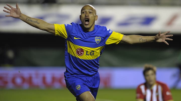 Boca Juniors defender Clemente Rodriguez