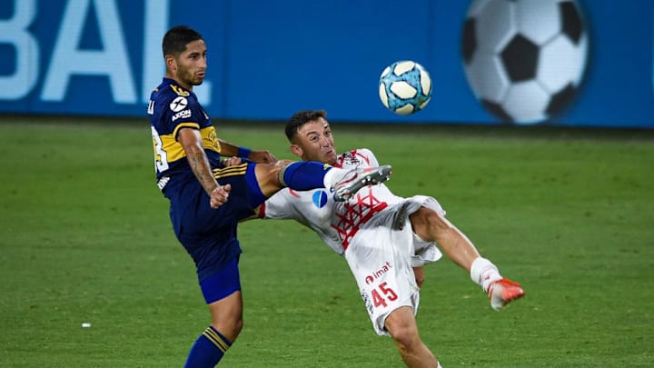 Boca Juniors v Huracan - Copa Diego Maradona 2020 - Alan Varela mostró cosas interesantes.