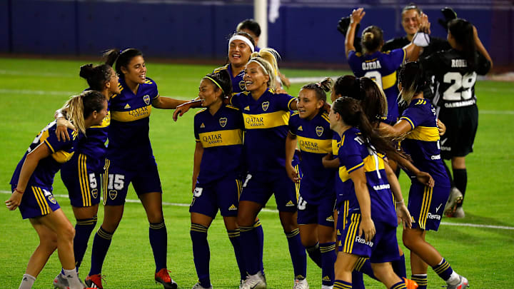 Boca Juniors v River Plate - Women's First Division 2020/21 - Boca, el gran campeón. Boca Juniors v River Plate - Women's First Division 2020/21 - Boca, el gran campeón.
