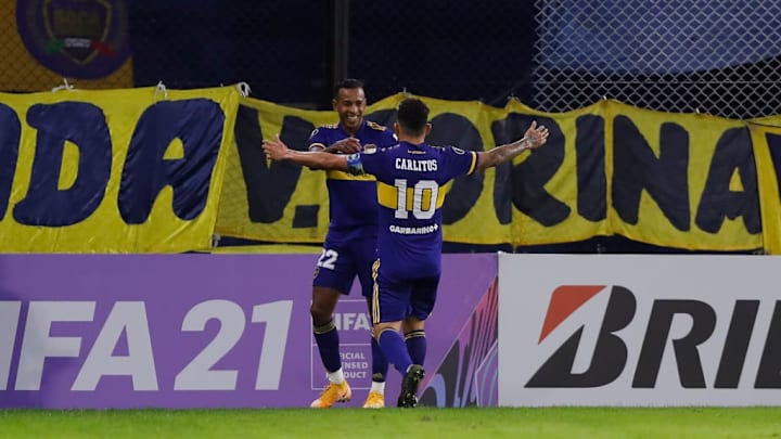 sebastian villa carlitos tevez boca juniors libertadores santos