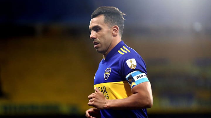 Boca Juniors v Santos - Copa CONMEBOL Libertadores 2020 - Carlos Tevez, el capitán.