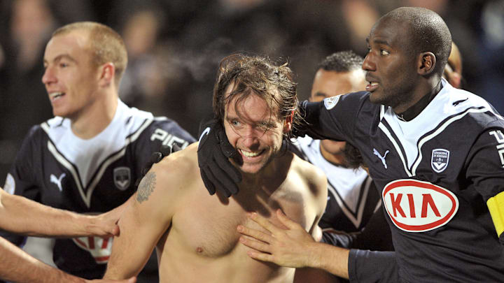 Bordeaux's Fernando Cavenaghi celebrates