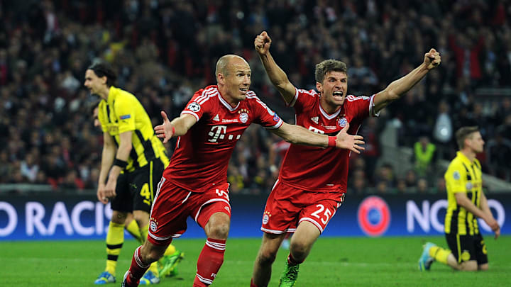 Robben marcó el gol de la victoria en la Champions de 2013