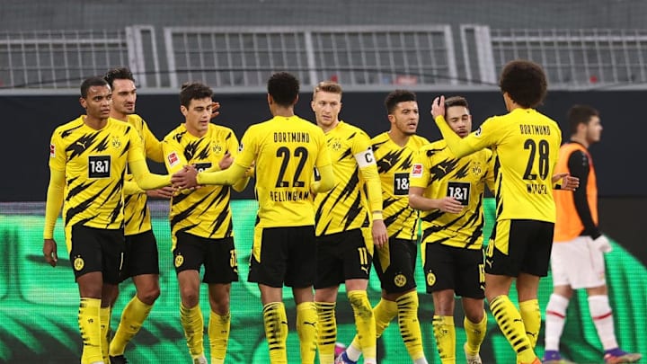 Axel Witsel, Raphael Guerreiro, Jadon Sancho, Marco Reus, Jude Bellingham, Mats Hummels, Manuel Akanji, Giovanni Reyna