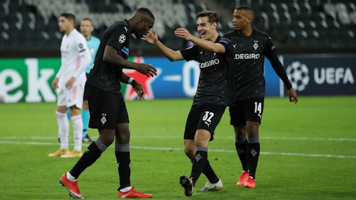 Jubel um Marcus Thuram: Der Stürmer schoss beide Gladbacher Tore
