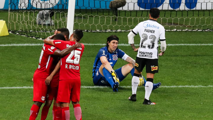 Brasileirao Series A: Corinthians v Red Bull Bragantino Play Behind Closed Doors Amidst the