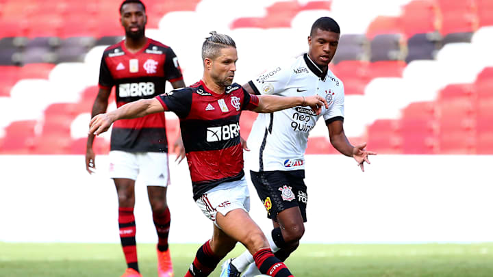 Brasileirao Series A: Flamengo v Corinthians Play Behind Closed Doors Amidst the Coronavirus (COVID Brasileirao Series A: Flamengo v Corinthians Play Behind Closed Doors Amidst the Coronavirus (COVID