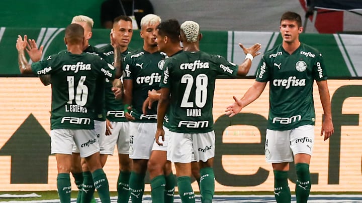 Brasileirao Series A: Palmeiras v Fortaleza Play Behind Closed Doors Amidst the Coronavirus (COVID - Brasileirao Series A: Palmeiras v Fortaleza Play Behind Closed Doors Amidst the Coronavirus (COVID -