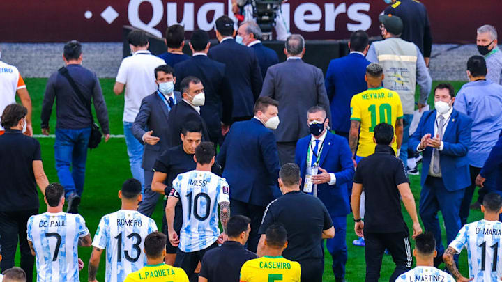 Brazil vs. Argentina suspended amid health concerns