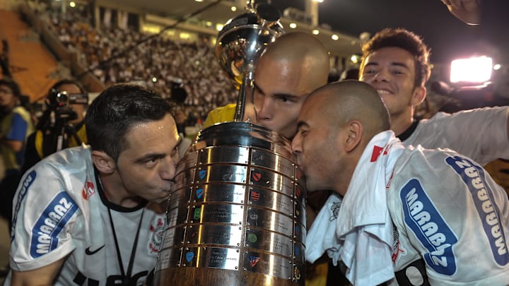 Timão celebra a conquista da Libertadores