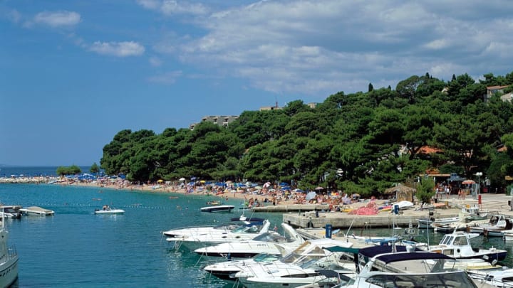 Brela, Makarska riviera, Croatia.
