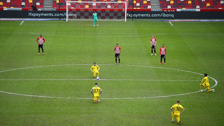 The Bees did not kneel before their game against Barnsley 