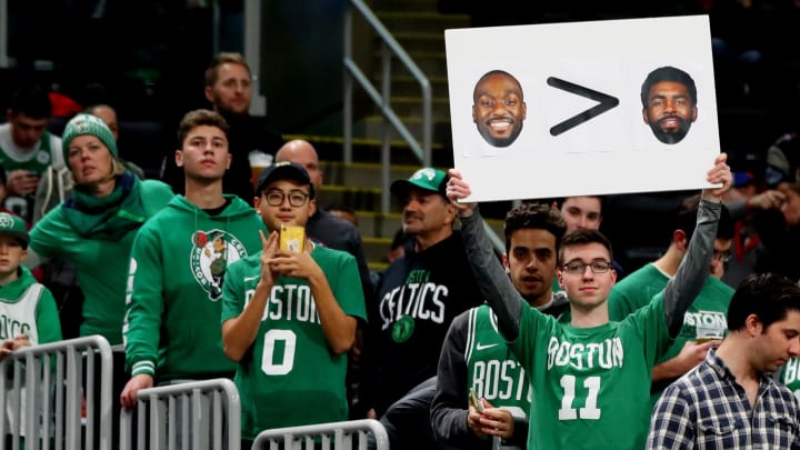Los fanáticos de los Celtics han sido muy críticos con Kyrie Irving y su paso por el equipo