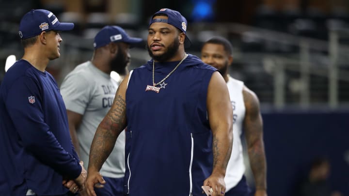 Dallas Cowboys defensive tackle Antwaun Woods before Week 13's game against the Buffalo Bills