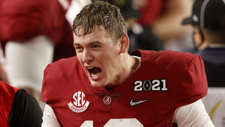 NFL Draft rumor: Mac Jones' stock is rising ahead of the 2021 NFL Draft. NFL Draft rumor: Mac Jones' stock is rising ahead of the 2021 NFL Draft.