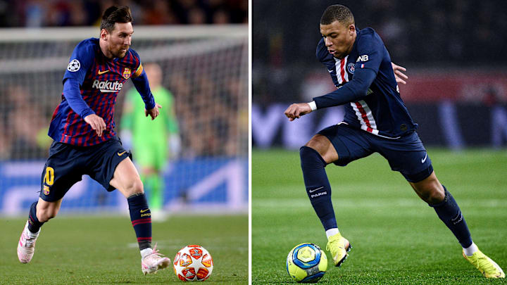 Lionel Messi e Kylian Mbappé