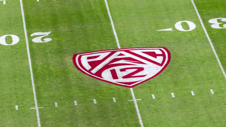 Pac-12 logo, California v Stanford