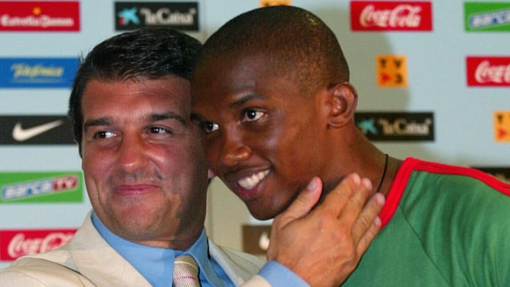 Cameroon's football player Samuel Eto'o