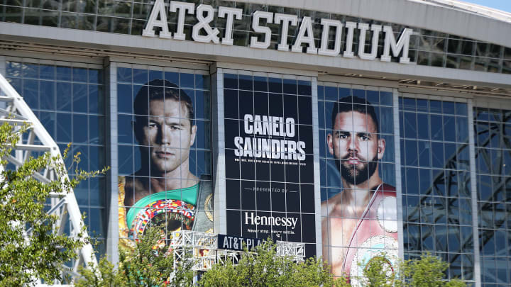 Pelea de Canelo con Saunders tuvo récord de asistencia