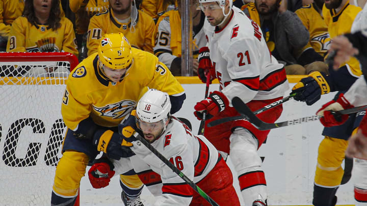 Carolina Hurricanes v Nashville Predators - Game Four Carolina Hurricanes v Nashville Predators - Game Four