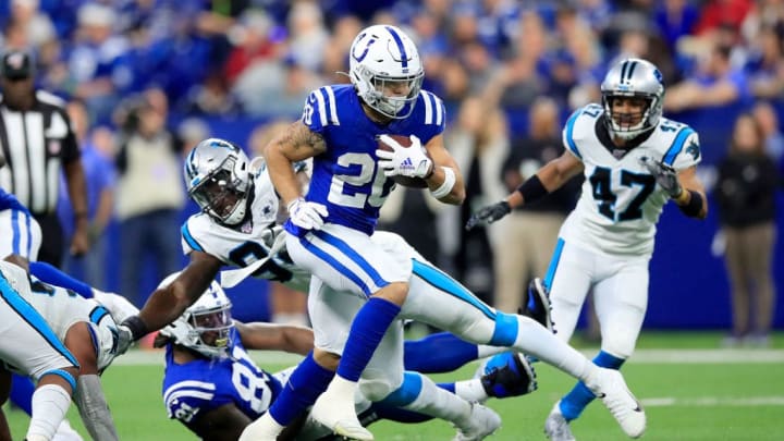 Indianapolis Colts RB Jordan Wilkins joined the team in 2018.