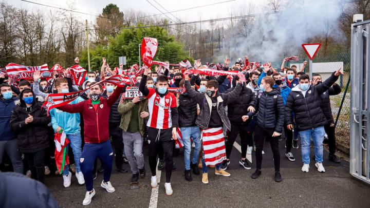 Celebrations Of Athletic Club In Bilbao After Victory In Spanish Supercup Final