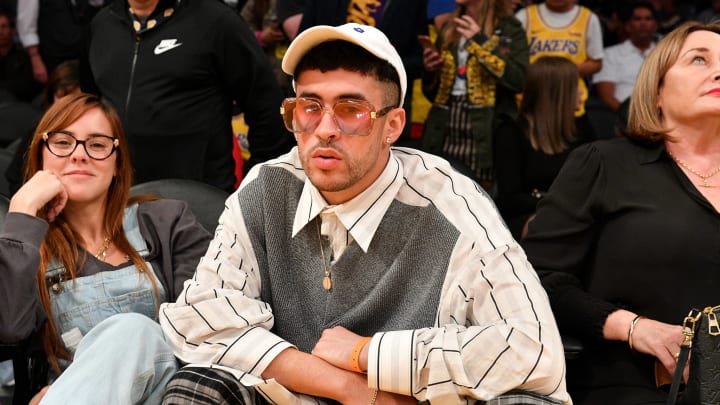 Bad Bunny ha asistido a juegos de Lakers en Los Angeles