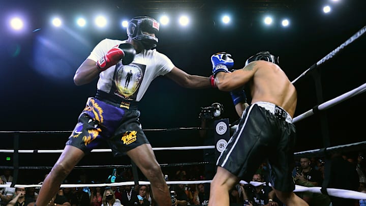 Lamar Odom fue una de las figuras en la cartelera de boxeo entre celebridades realizada en Miami