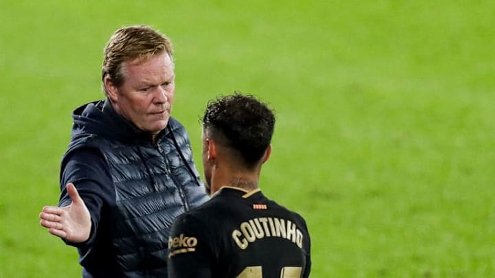 Koeman halagó a Coutinho en rueda de prensa