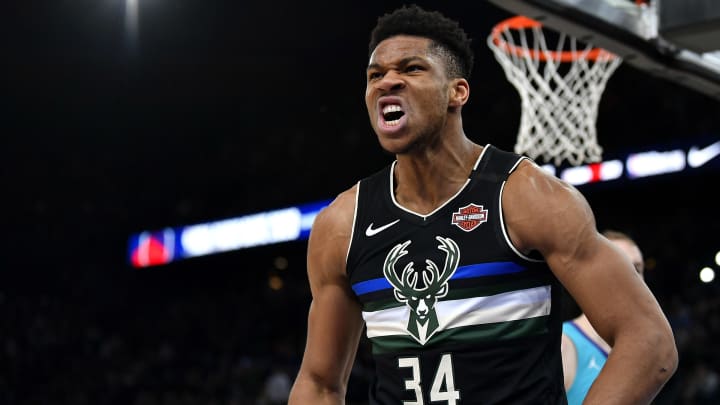 Giannis Antetokounmpo and the Milwaukee Bucks are heavy favorites against the Miami Heat in this NBA game. Giannis Antetokounmpo and the Milwaukee Bucks are heavy favorites against the Miami Heat in this NBA game.