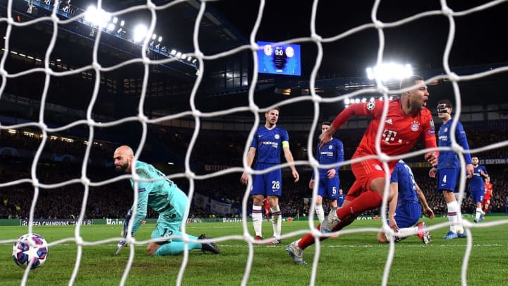 Serge Gnabry's brace at Stamford Bridge helped Bayern to a 3-0 first leg advantage in their Champions League round of 16 tie with Chelsea