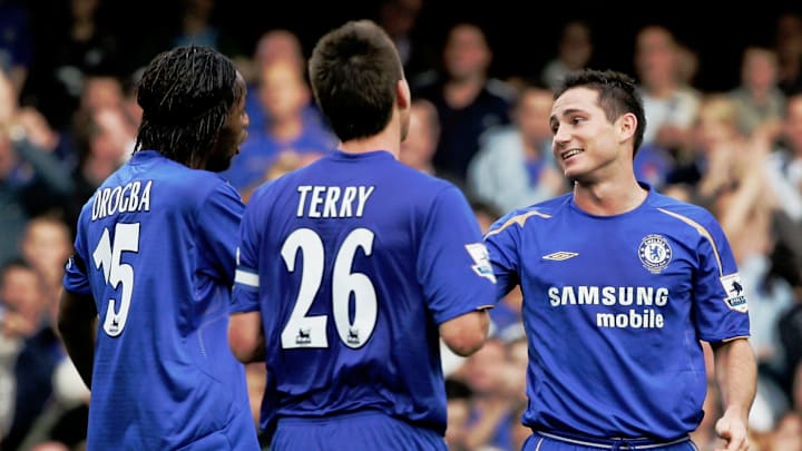 Didier Drogba, John Terry et Frank Lampard