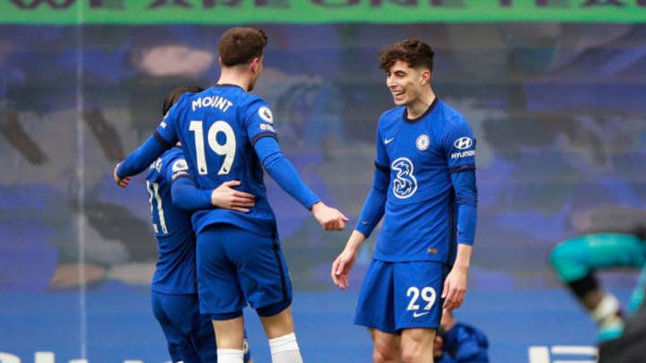 Kai Havertz, Ben Chilwell, Mason Mount