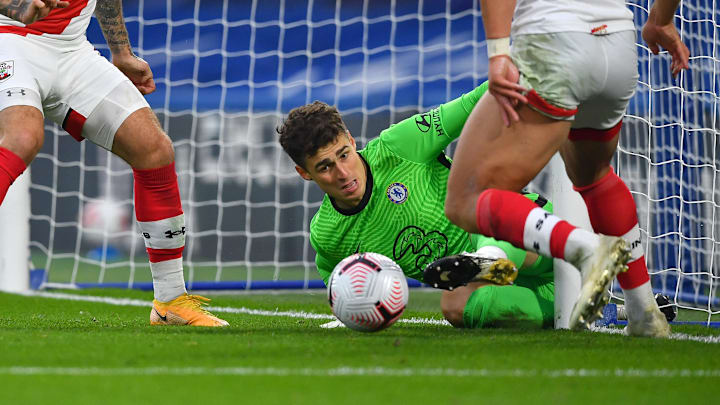Che Adams, Kepa Arrizabalaga, Danny Ings Che Adams, Kepa Arrizabalaga, Danny Ings