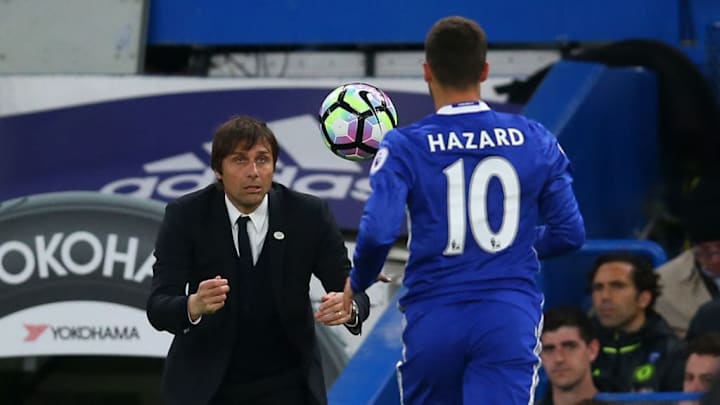 Hazard y Conte tuvieron más de un desencuentro en el Chelsea