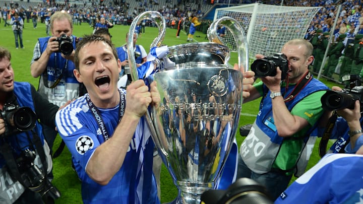 Frank Lampard lideró al Chelsea en la Champions de 2012