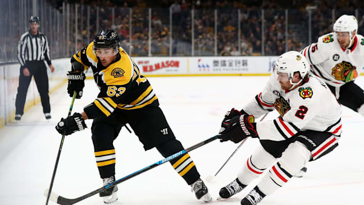 Chicago Blackhawks v Boston Bruins