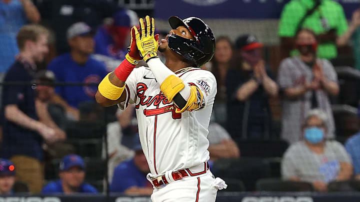 Ronald Acuña Jr. fue la principal figura ofensiva de los Bravos en abril
