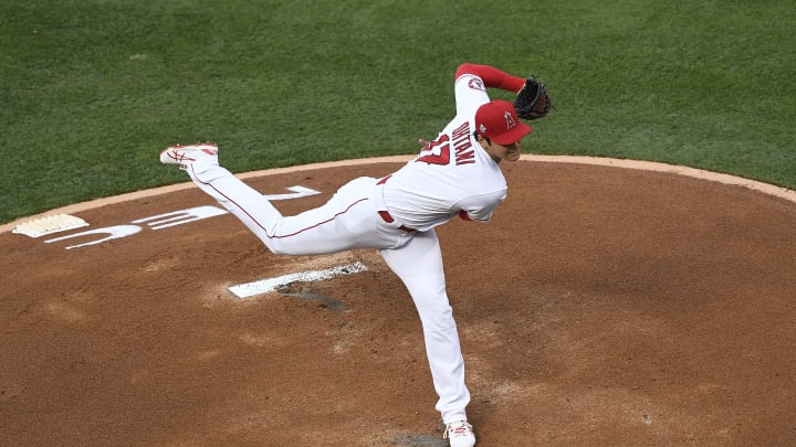 Shohei Ohtani pitching against the White Sox.