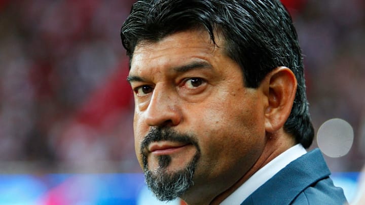 José Cardozo previo a un partido de las Chivas del Guadalajara.