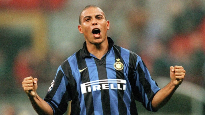 Ronaldo avec l'Inter Milan 1998.