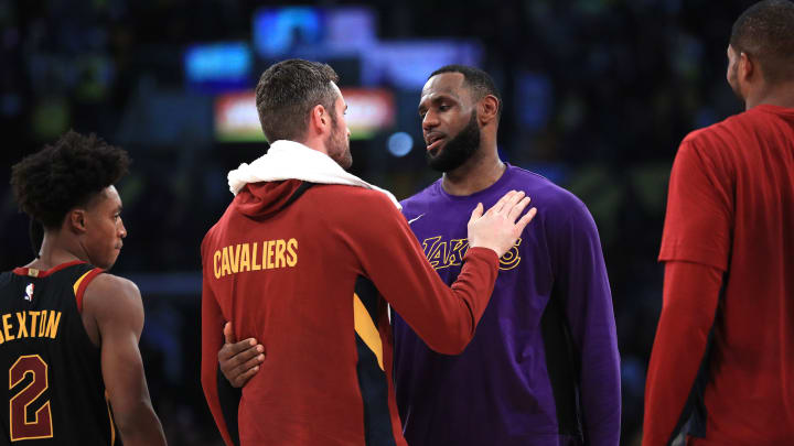 Love y James compartieron varios años en los Cavaliers y ganaron una corona de la NBA