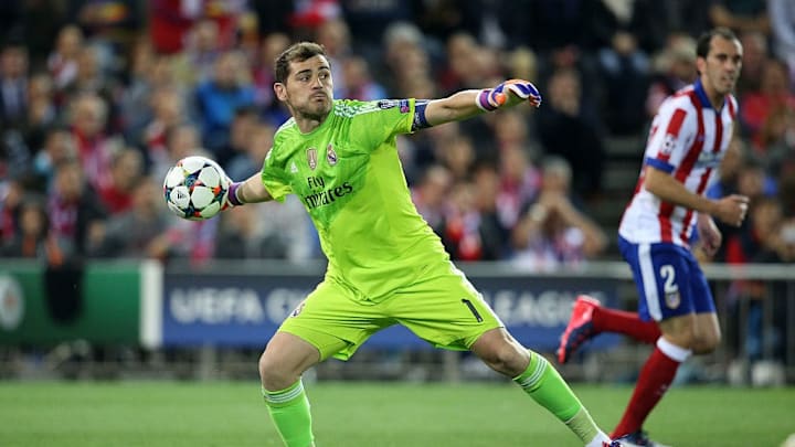 Iker Casillas disputó 34 derbis con el Real Madrid