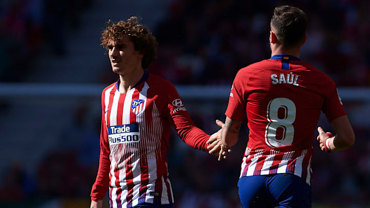 Griezmann y Saúl Griezmann y Saúl