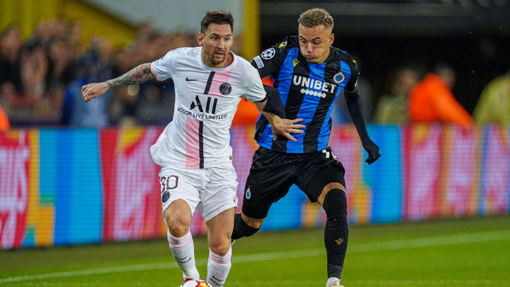 Messi vs Brugge Messi vs Brugge