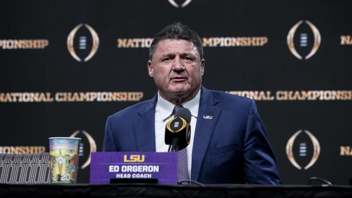 LSU's championship-winning head coach Ed Orgeron